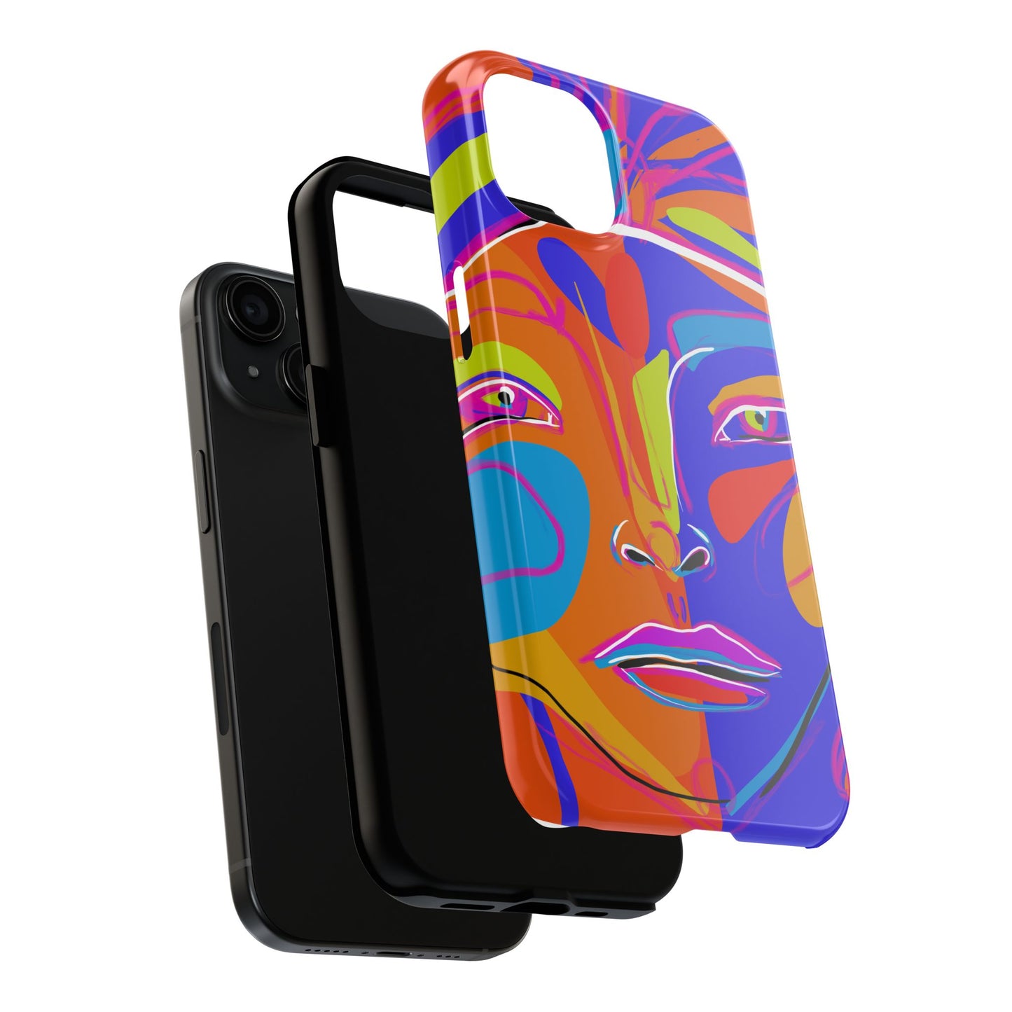 Vibrant Art Phone Case - Bold Colorful Design
