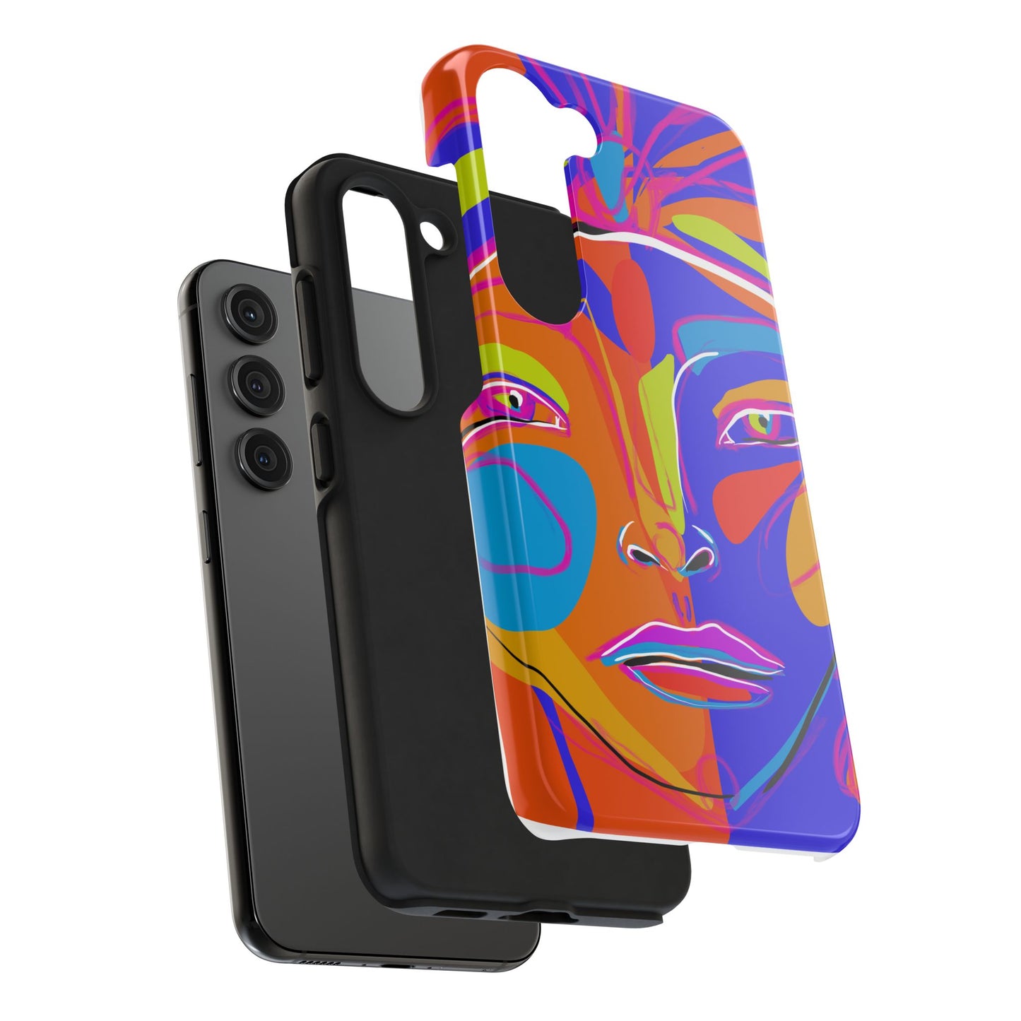 Vibrant Art Phone Case - Bold Colorful Design
