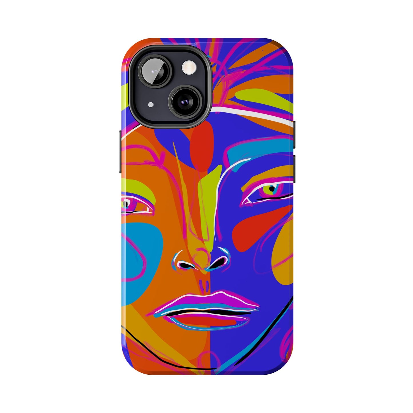 Vibrant Art Phone Case - Bold Colorful Design