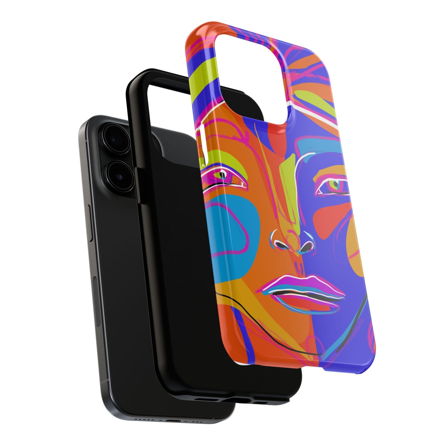 Vibrant Art Phone Case - Bold Colorful Design