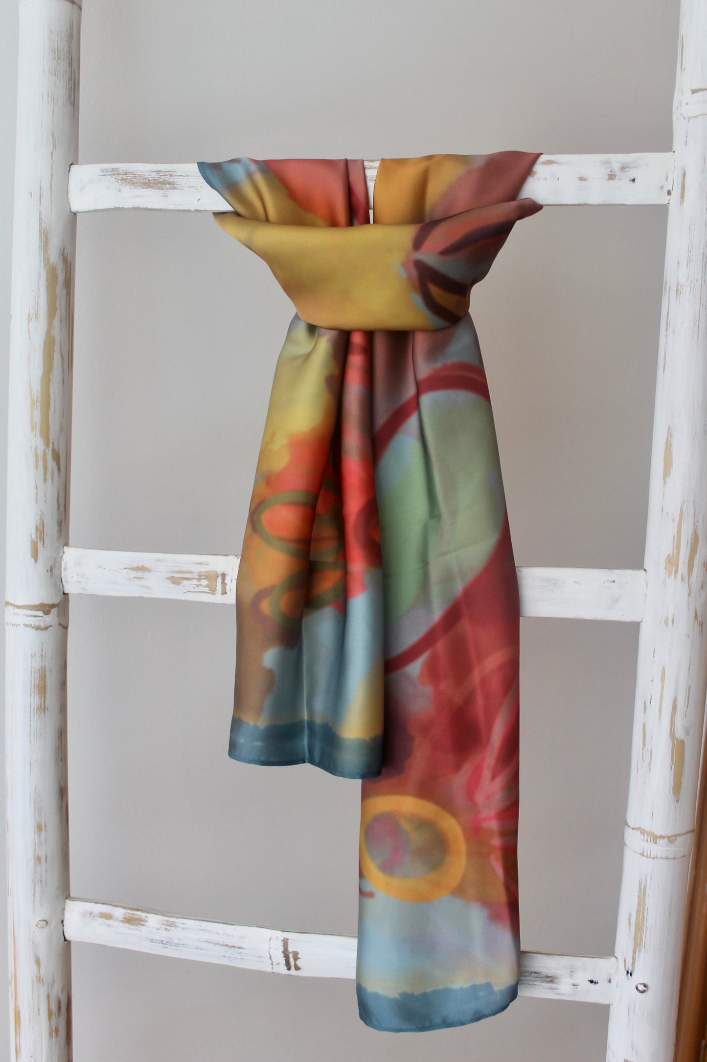 Silk Satin Scarf Agamia