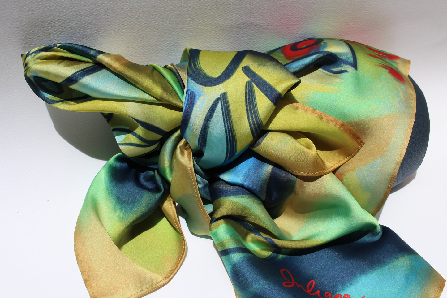 Silk Satin Scarf Barranquero