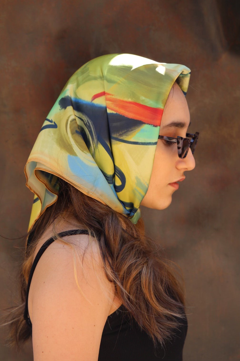 Silk Satin Scarf Barranquero