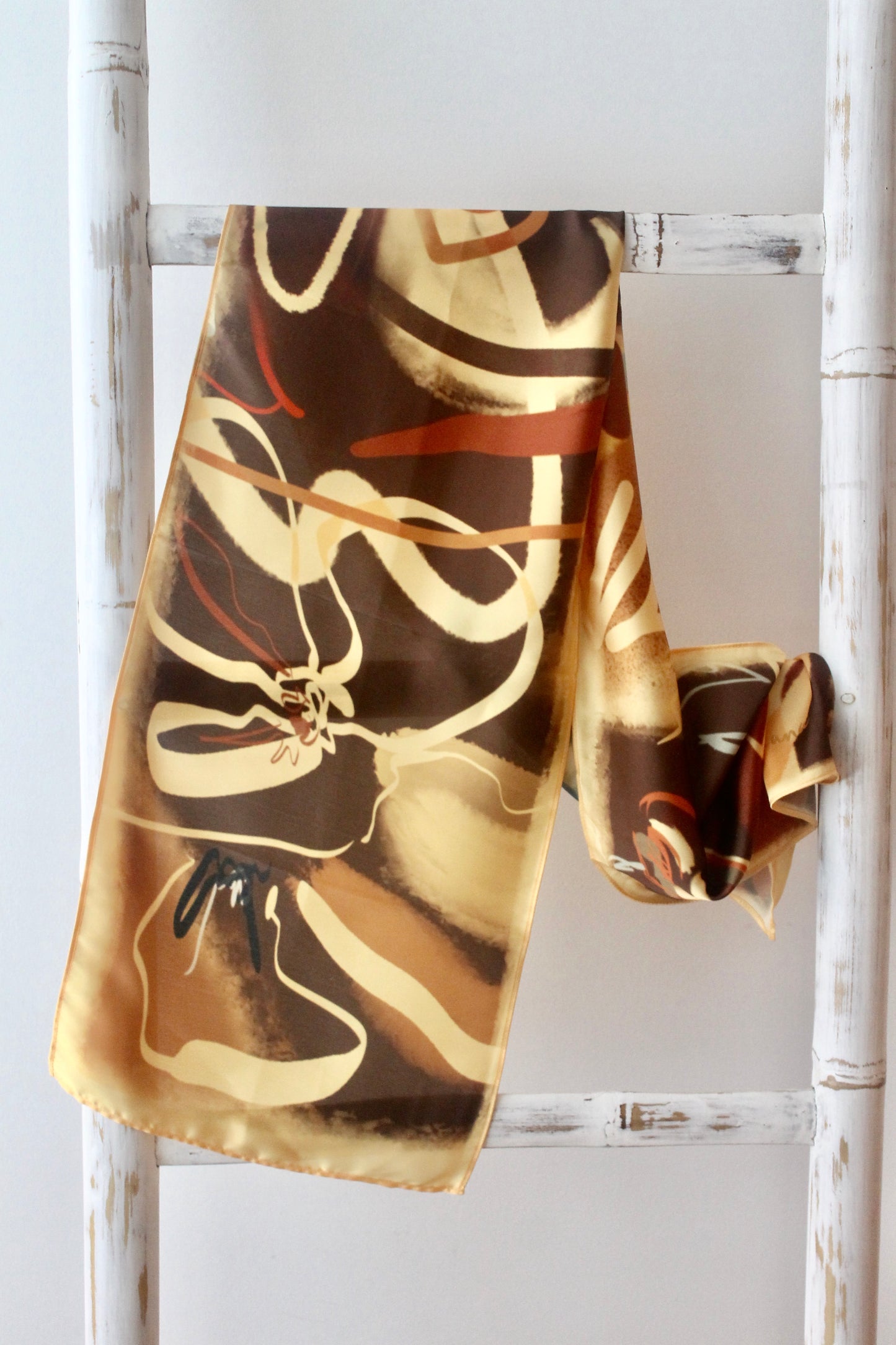 Silk Satin Scarf Caminero