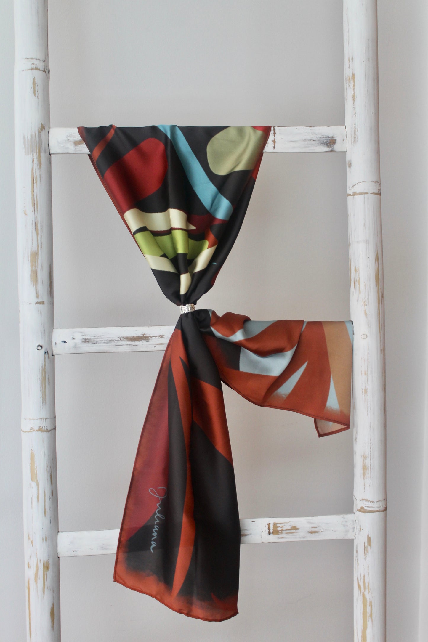 Silk Satin Scarf Chilacoa