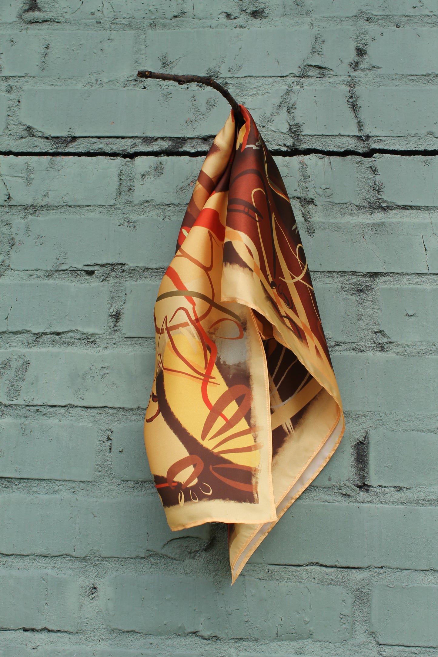 Silk Satin Scarf Caminero