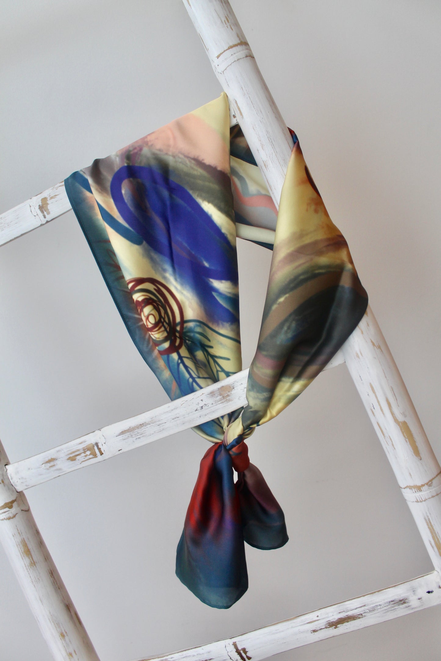 Silk Satin Scarf Gavilana