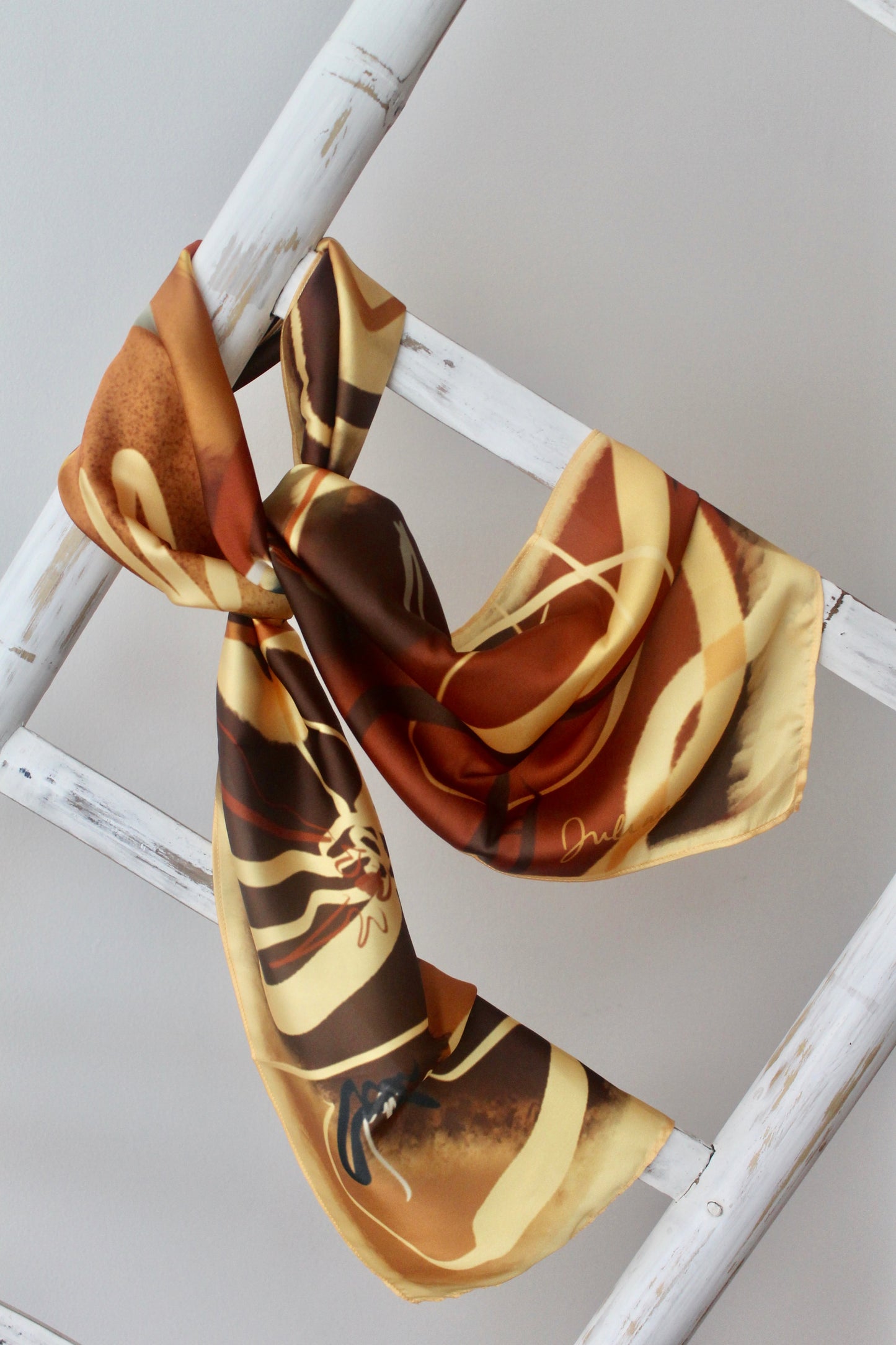 Silk Satin Scarf Caminero