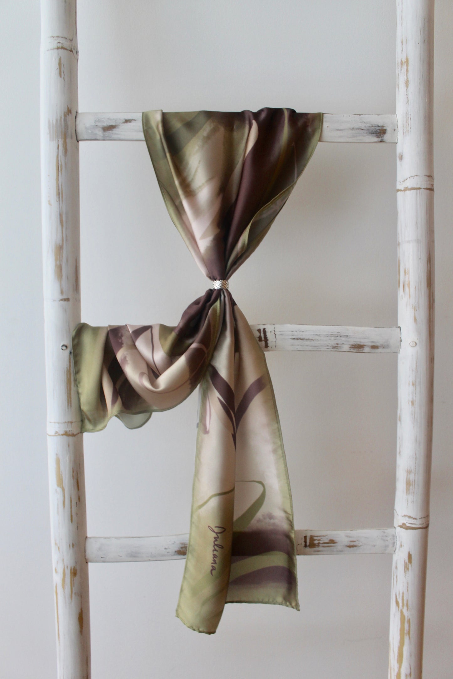 Silk Satin Scarf Elaenia