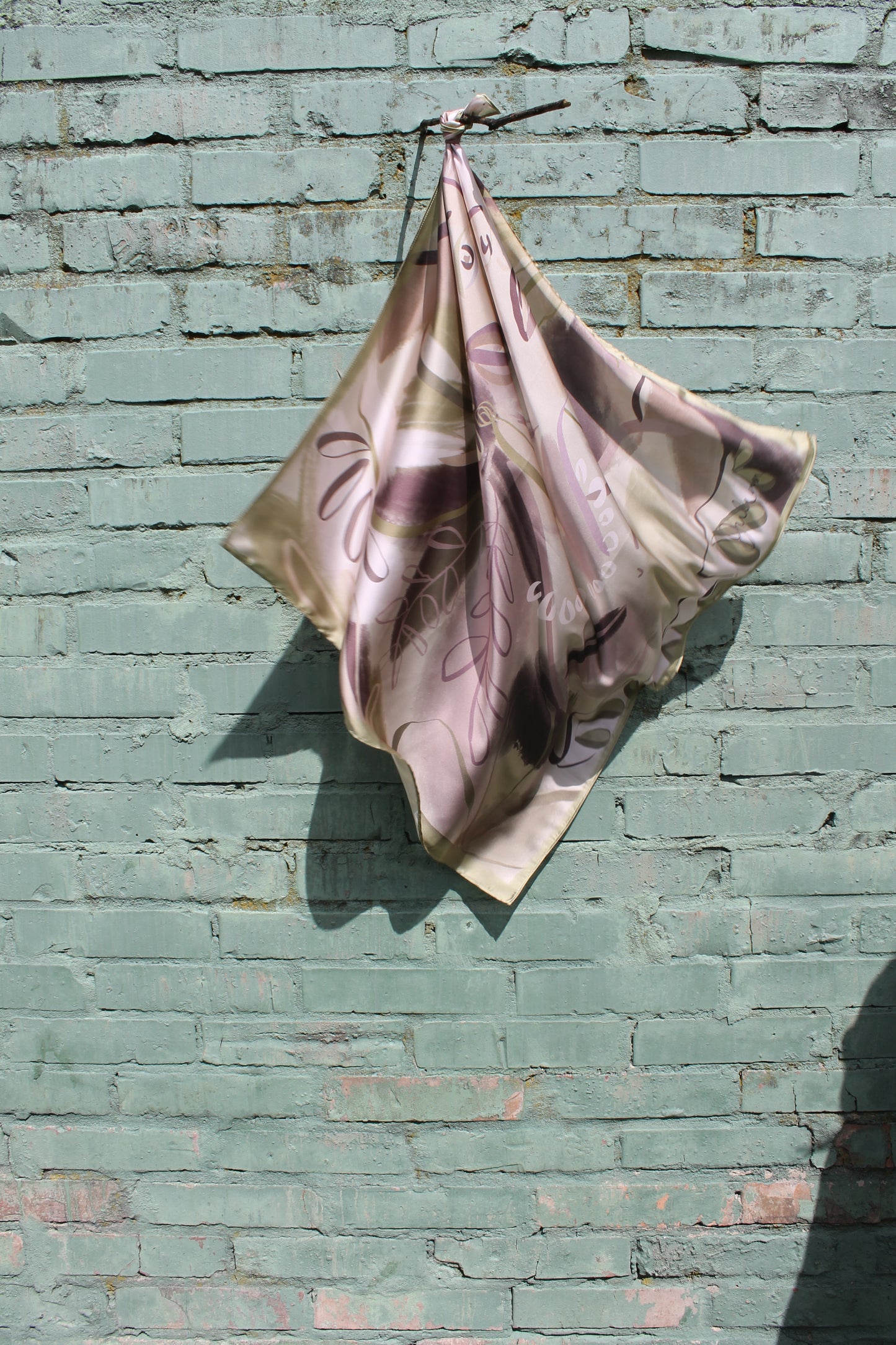 Silk Satin Scarf Elaenia